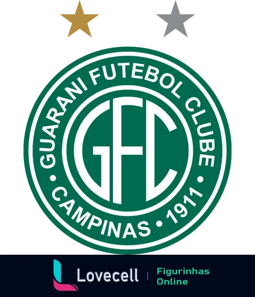 Emblema oficial do Guarani Futebol Clube, fundado em Campinas em 1911