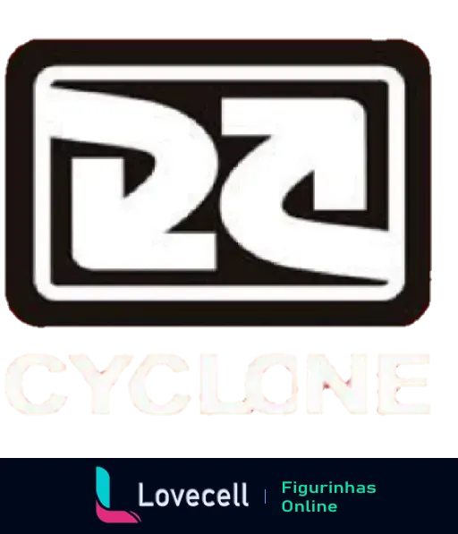 Logotipo da Cyclone com fundo preto e texto 'CYCLONE' abaixo.