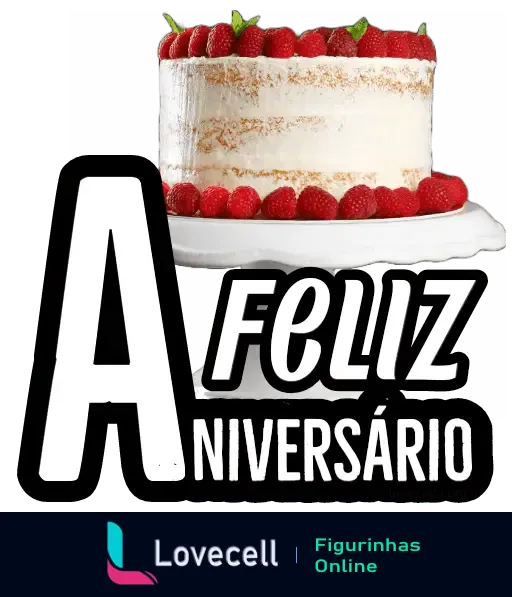 Feliz Aniversário com Bolo de Morango - Parabéns e Felicidades