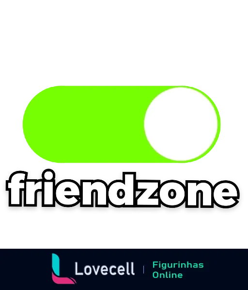 Logo 'friendzone' em verde limão e branco com fundo preto, estilo moderno e arrojado, expressando amizade