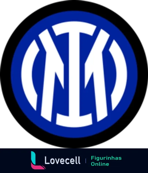 Logo do Inter de Milão em círculo azul e preto, com letras 'IM' sobrepostas representando o clube de futebol italiano